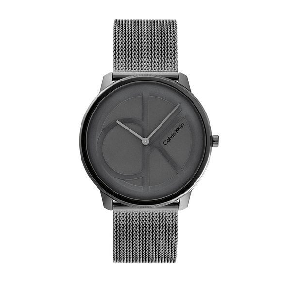Mens grey mesh strap Calvin Klein watch. 
