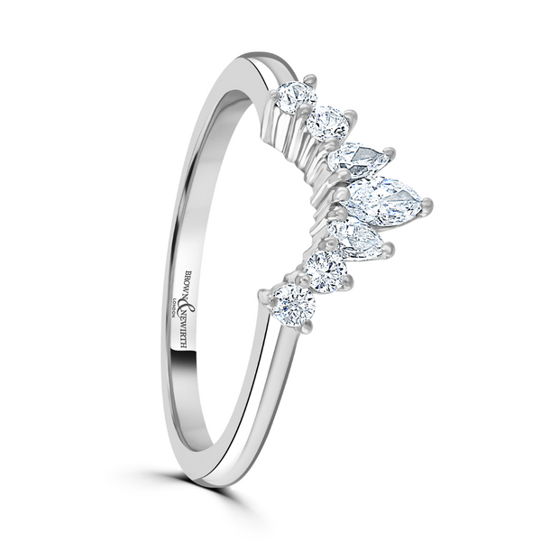 Brown & Newirth Diamond Tiara Wedding Ring