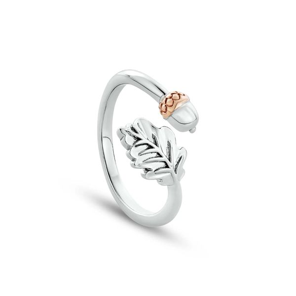 Clogau Royal Oak Silver Oak Leaf Ring
