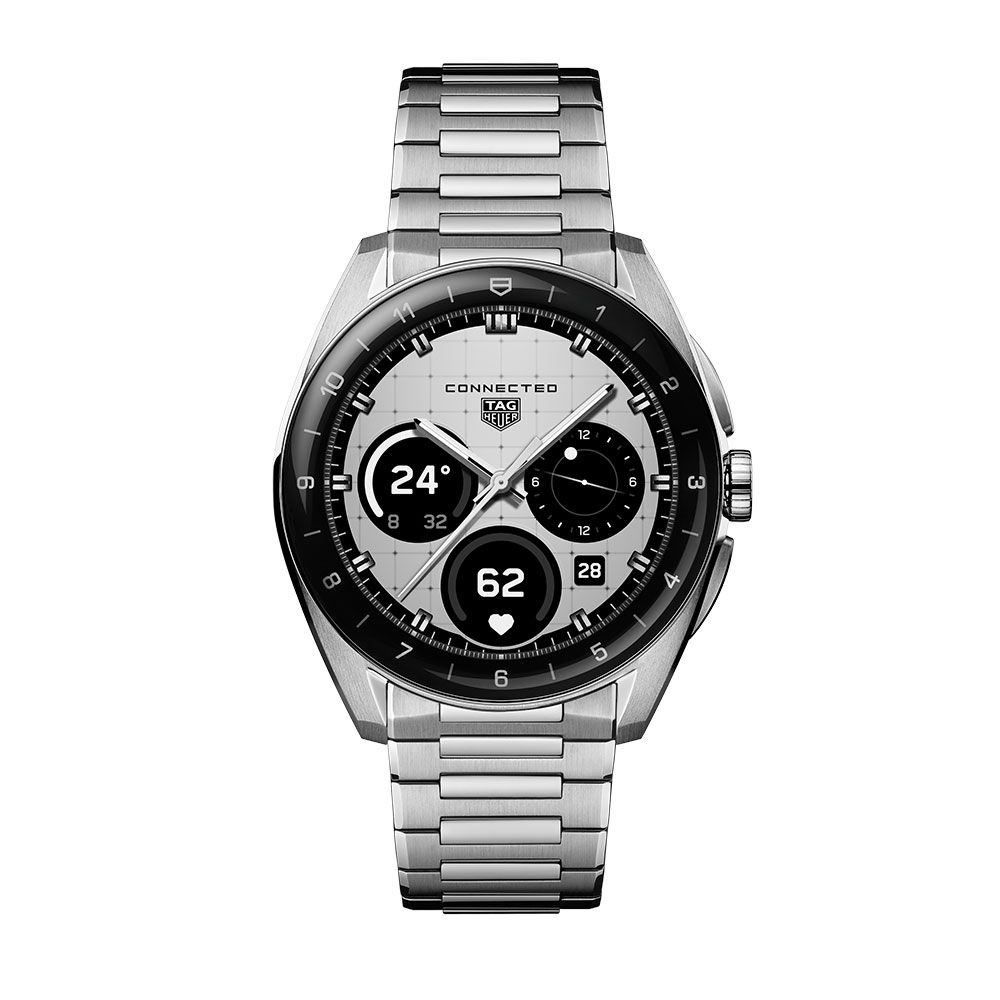 TAG Heuer Connected Calibre E5 45mm Steel Black Bracelet Watch